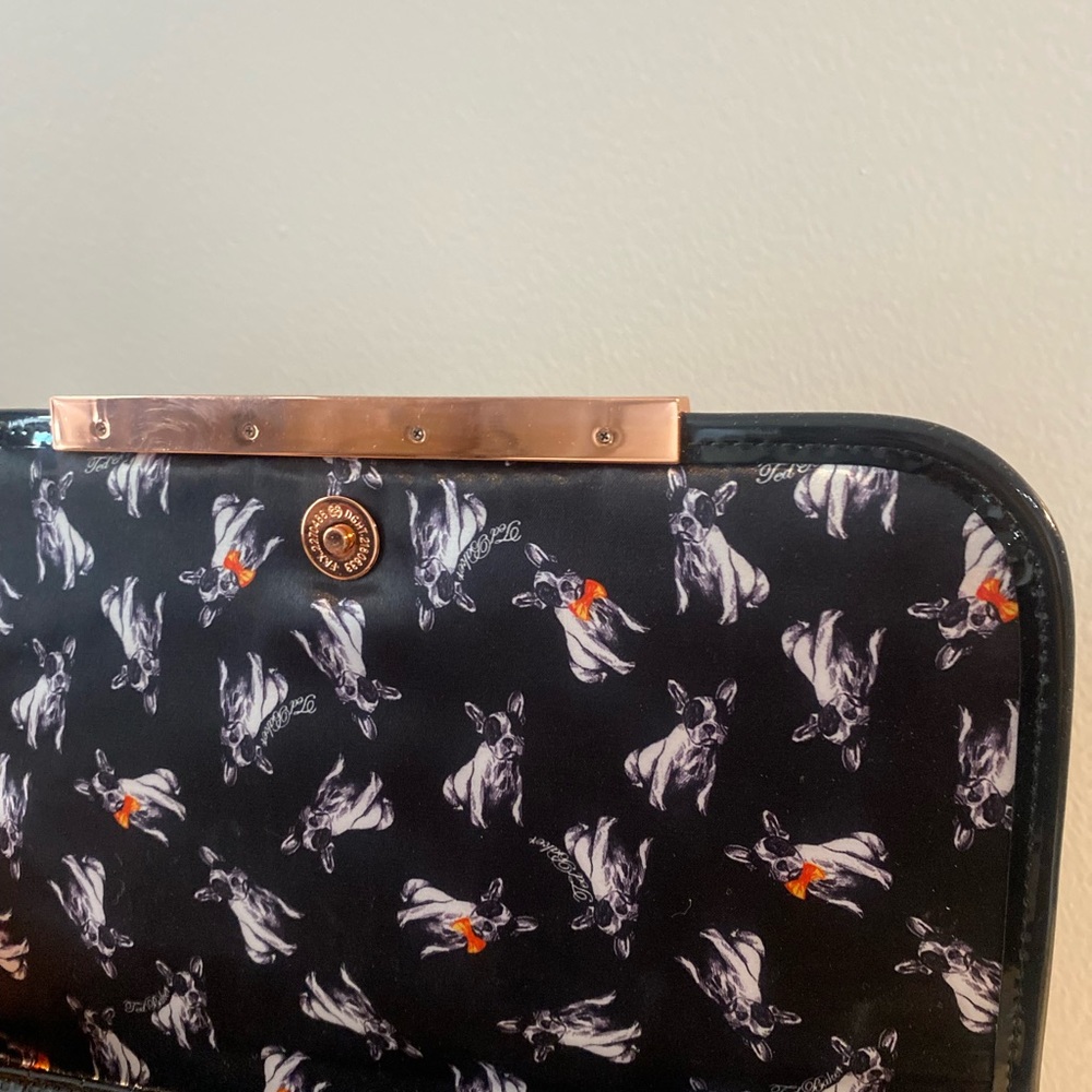 Black patten leather iPad case